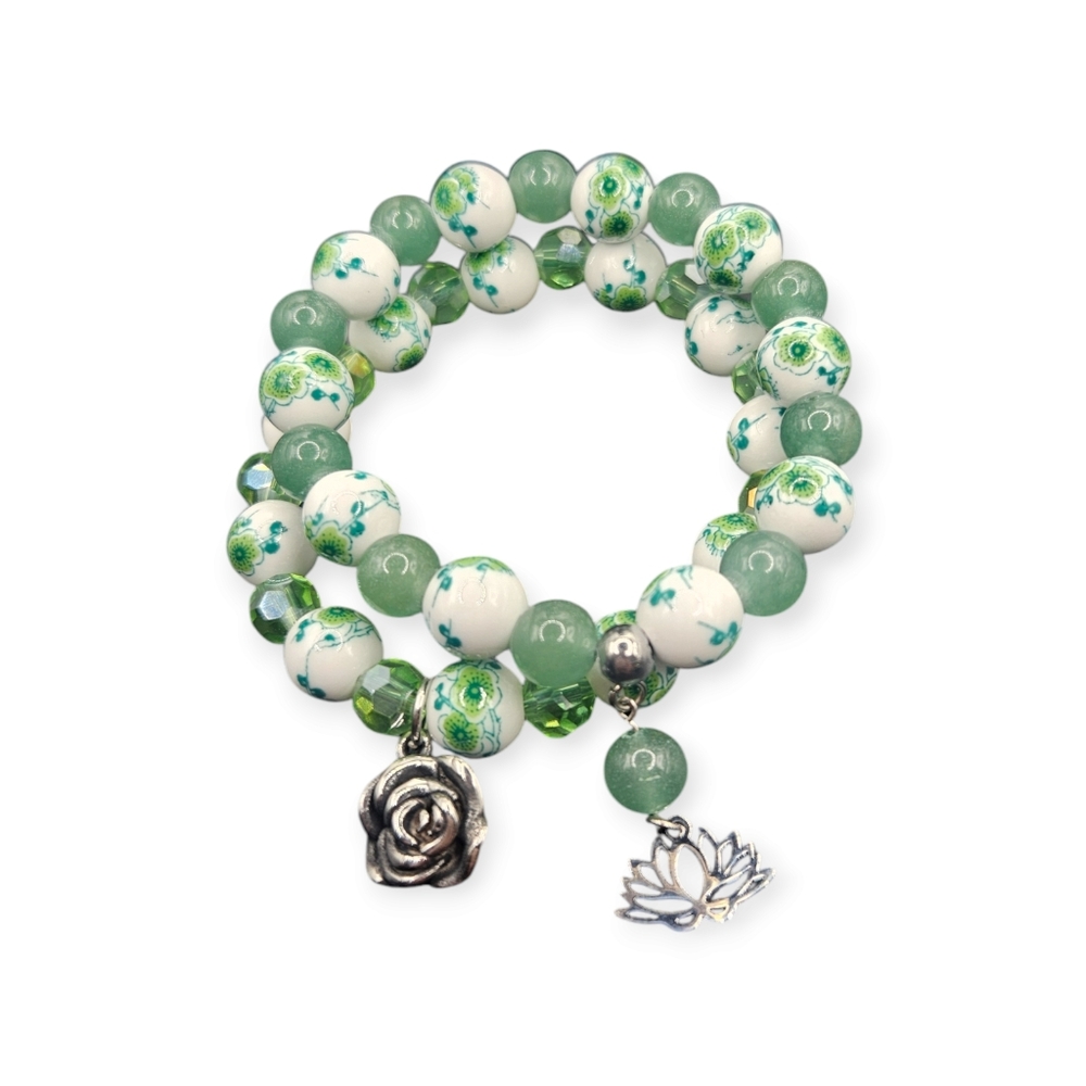 Green Aventurine Bead Bracelet